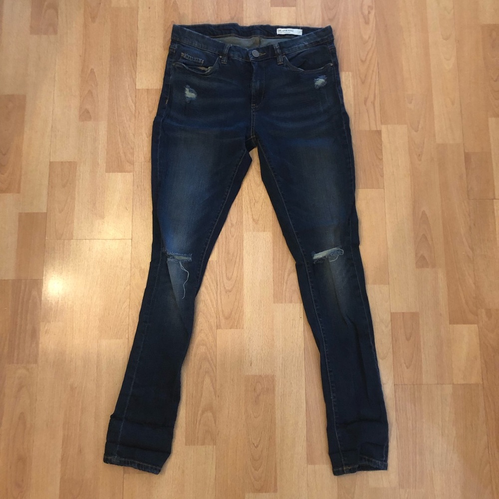 BLANK NYC blue skinny jeans